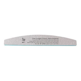 2-way chunky nail file pilnik do paznokci dwustronny 100/180 półksiężyc 1szt