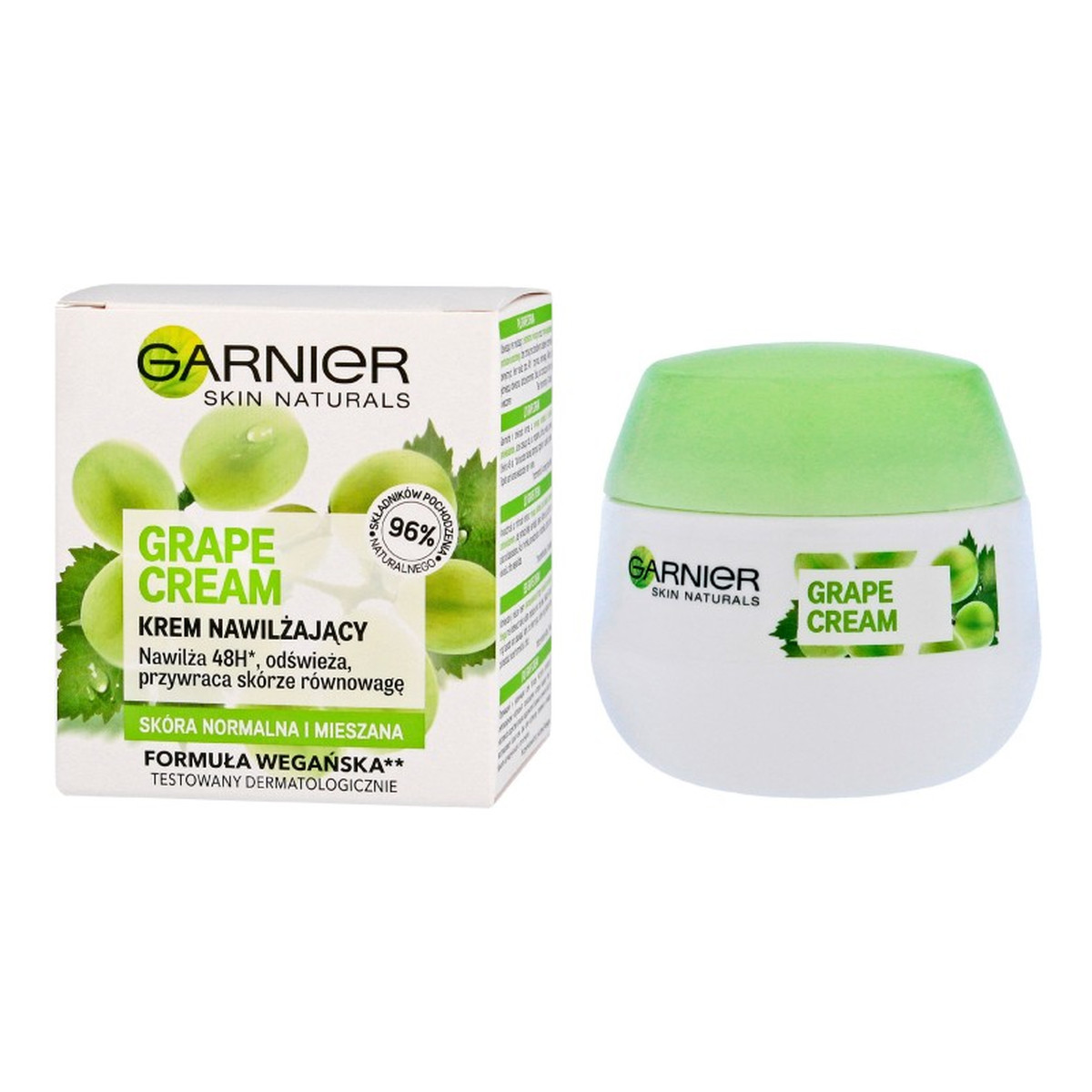 Garnier Skin Naturals Botanical Grape Krem nawilżająco-odświeżający 50ml