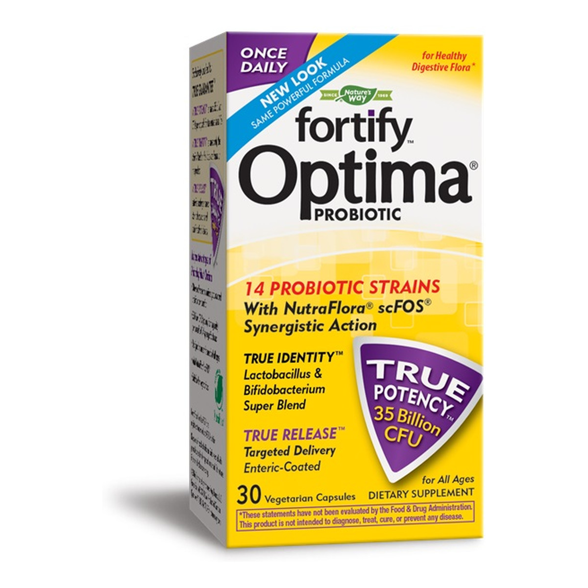 Nature's Way Fortify optima probiotyk suplement diety 30 kapsułek