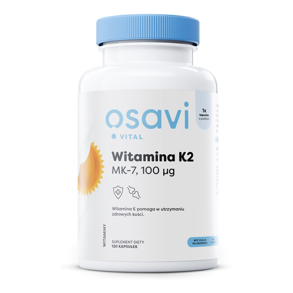 Osavi Osavi_vital witamina k2 mk-7 100 mcg suplement diety 120 kaps.