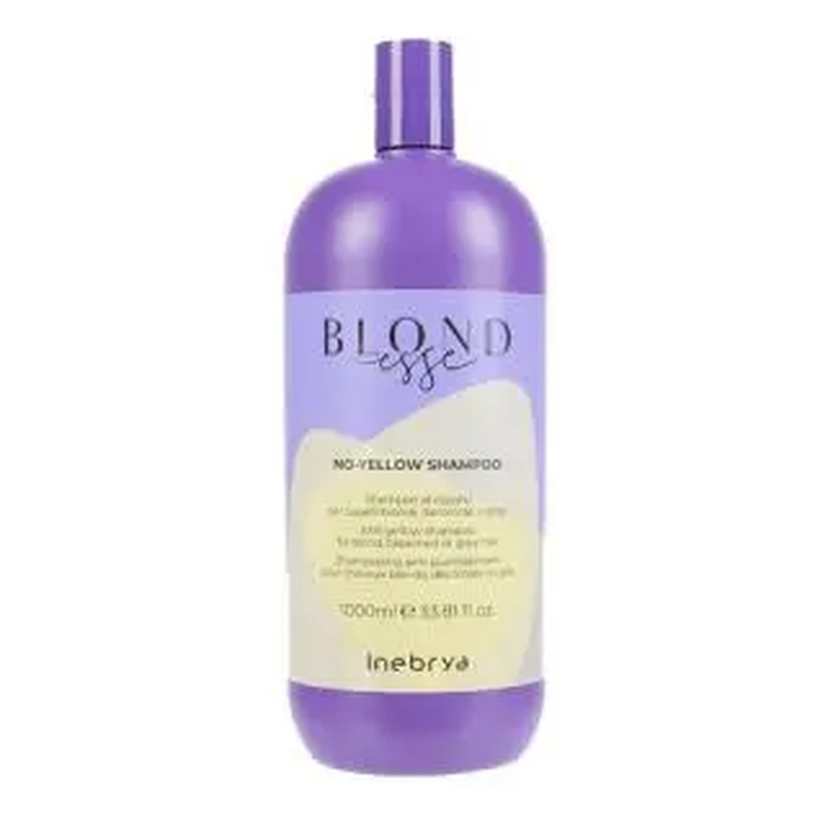 Inebrya Blondesse no-yellow szampon do włosów blond rozjaśnianych i siwych 1000ml