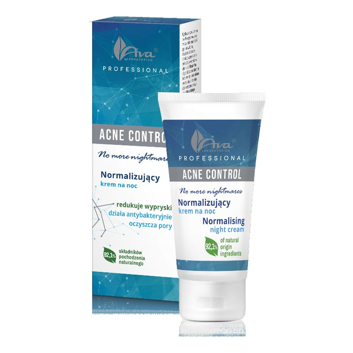 Ava Laboratorium Acne Control Professional Normalizujący krem na noc 50ml