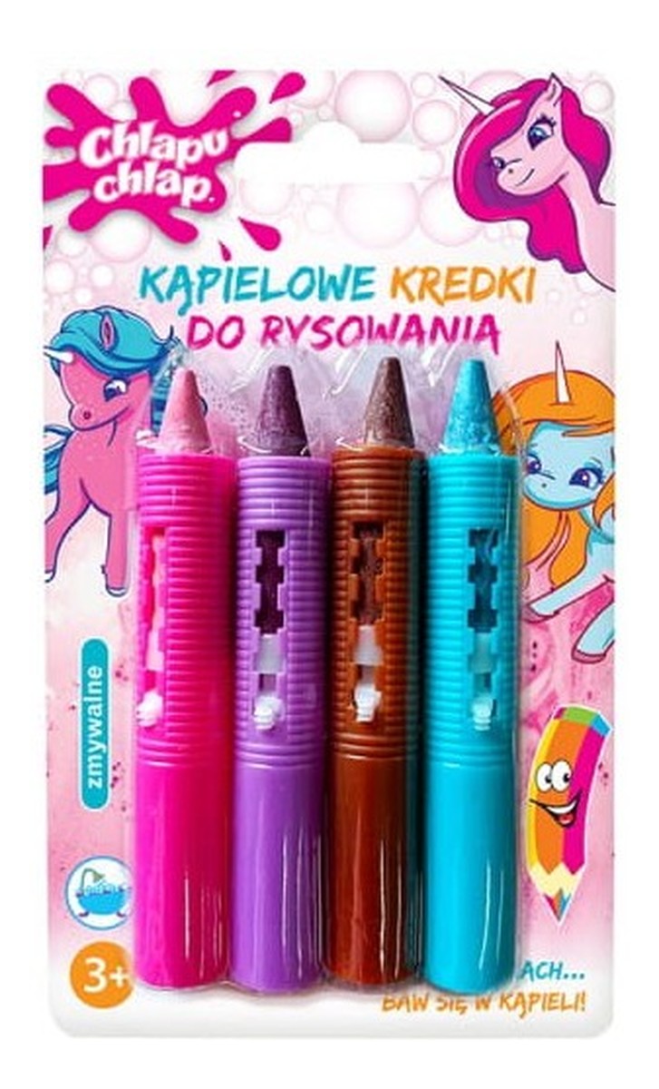 Kąpielowe kredki do rysowania 4szt