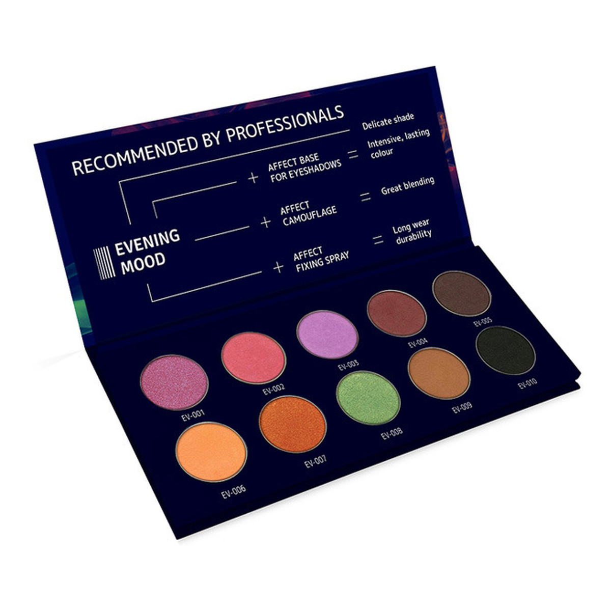 Affect Paleta Cieni Prasowanych 10x2g Evening Mood (002) 20g