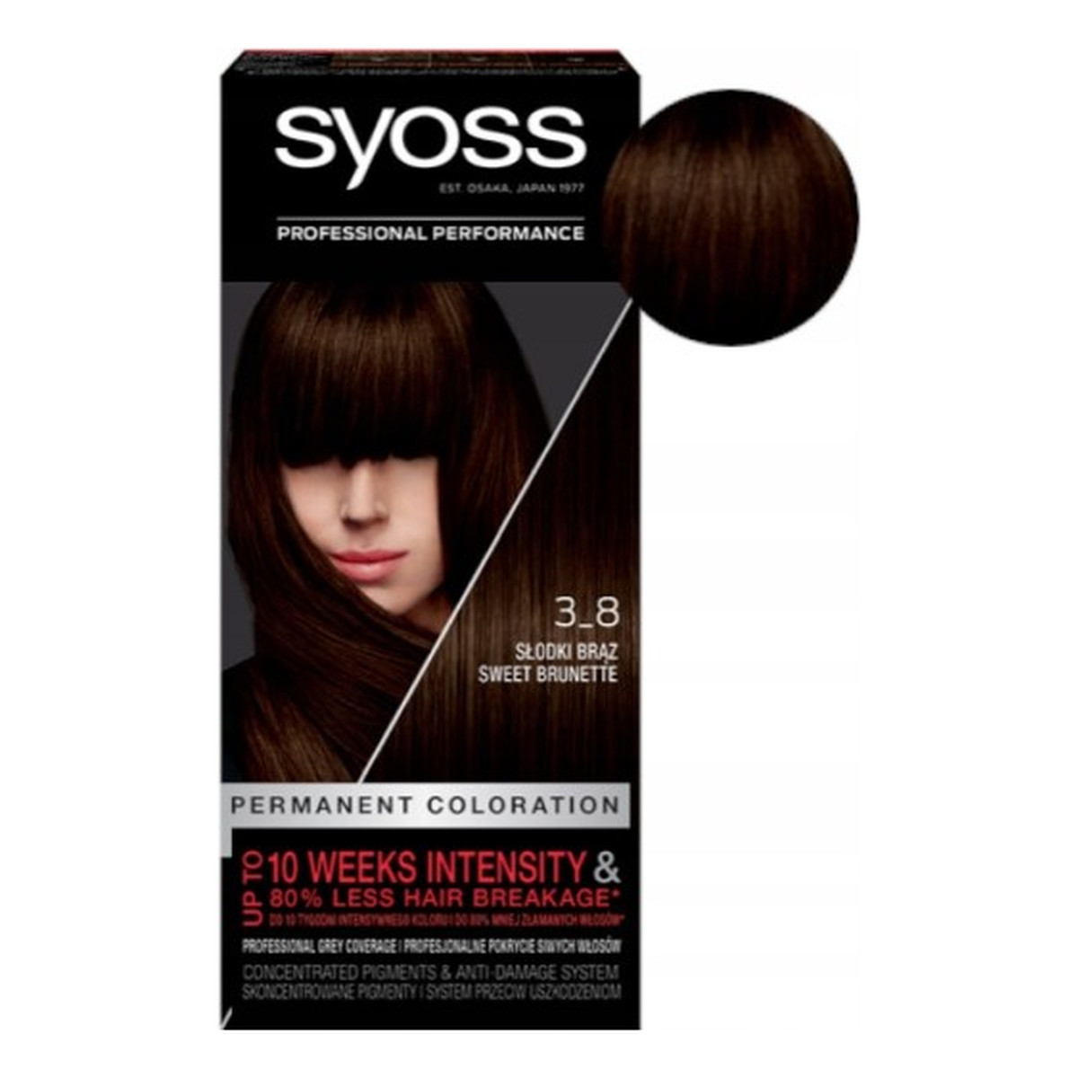 Syoss Color World Stylists Professional Performance Farba Do Włosów 115ml