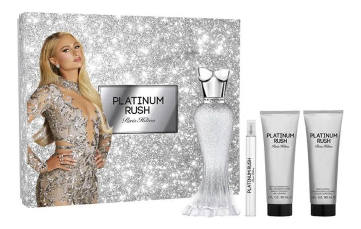 zestaw woda perfumowana spray 100ml + woda perfumowana spray 10ml + balsam do ciała 90ml + żel pod prysznic 90ml