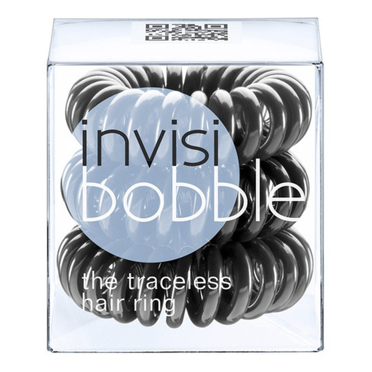 Invisibobble Czarne Gumki Do Włosów 3szt. True Black