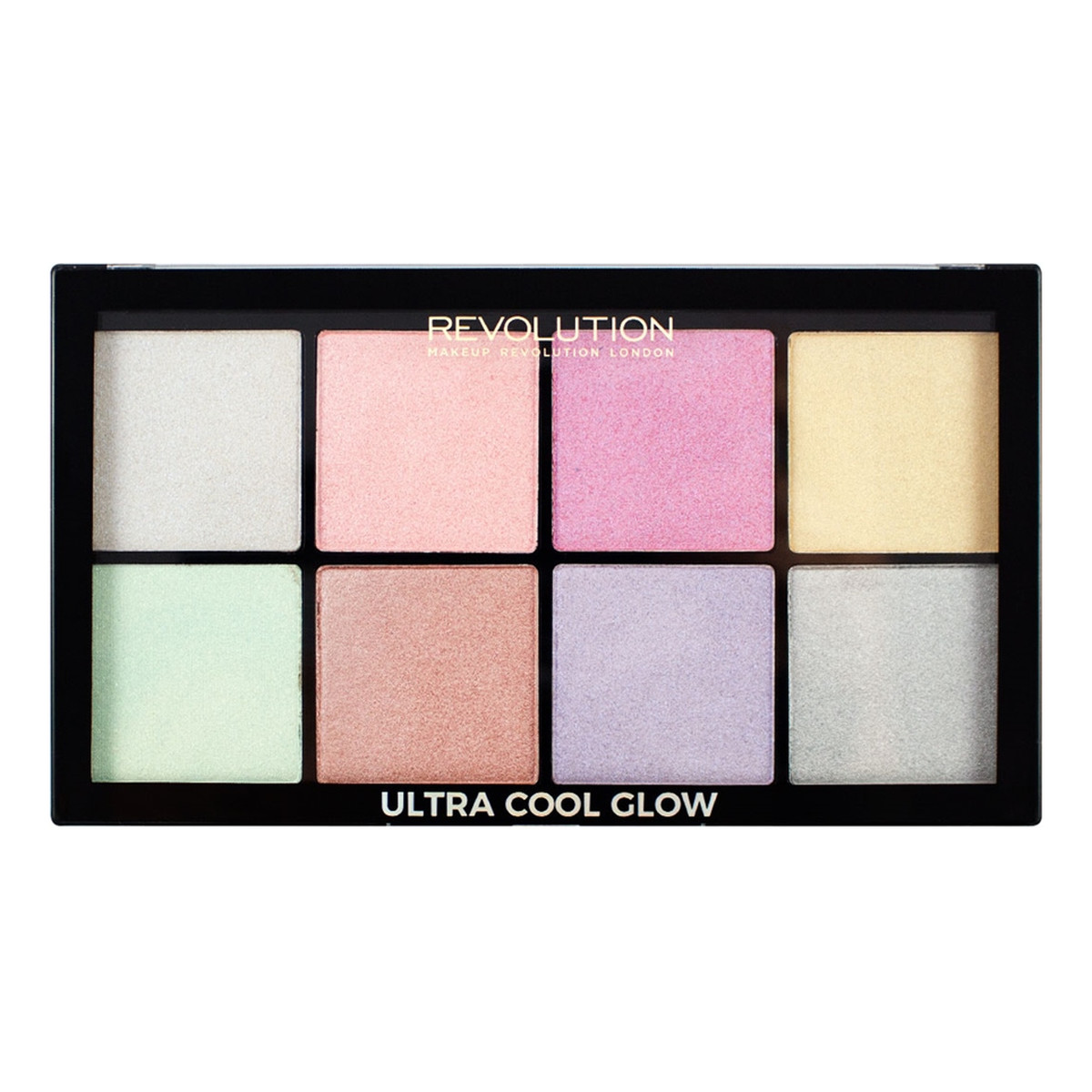 Makeup Revolution Ultra Cool Glow Paleta rozświetlaczy