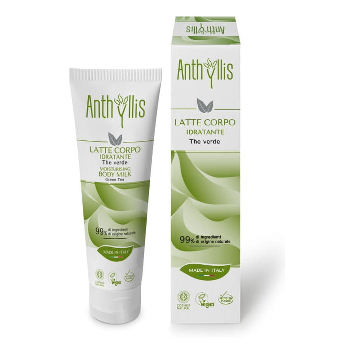 Anthyllis Mleczko do ciała nawilżające zielona herbata organiczne masło shea 150ml