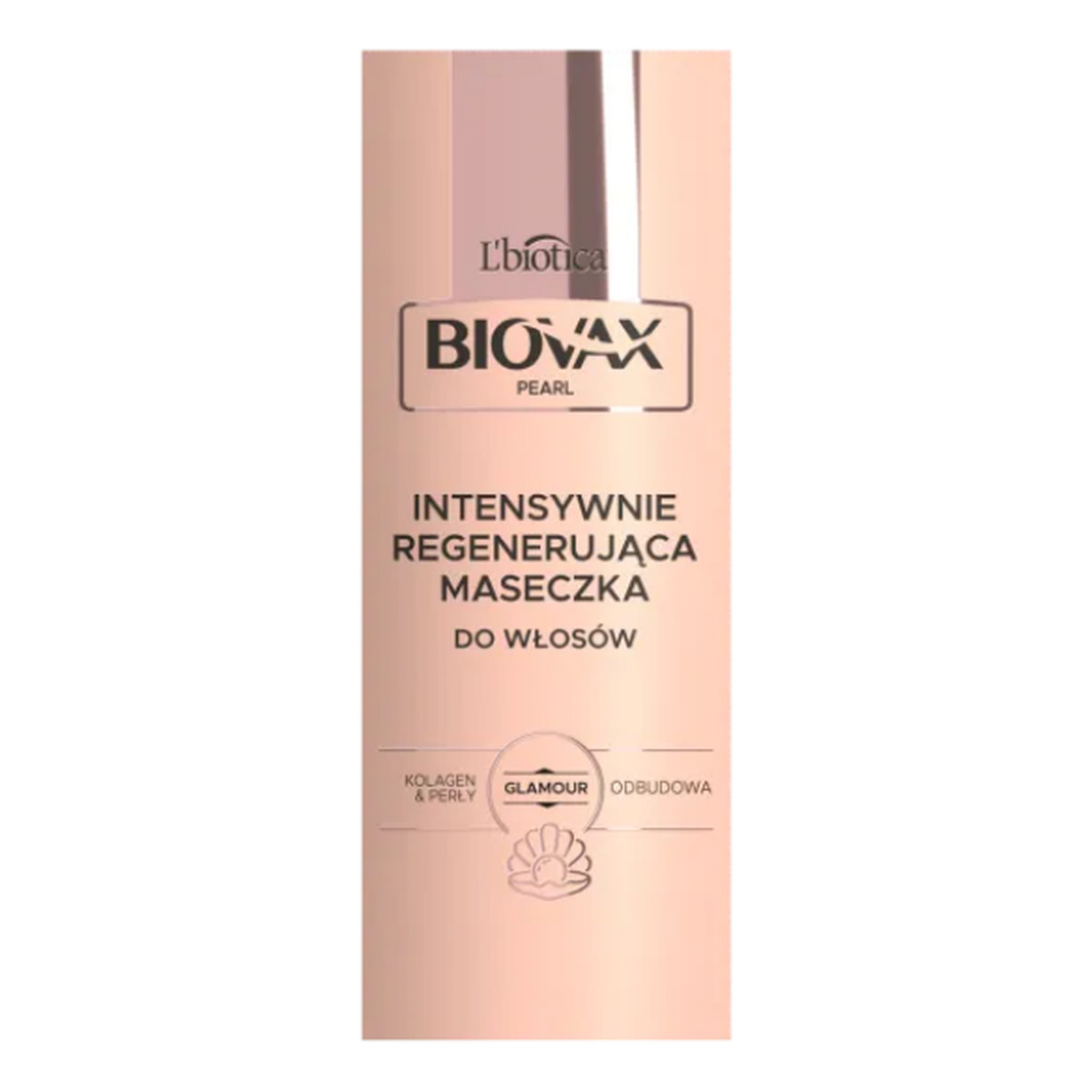 Biovax Glamour Pearl Maska do włosów intensywnie regenerująca - Kolagen & Perły 150ml