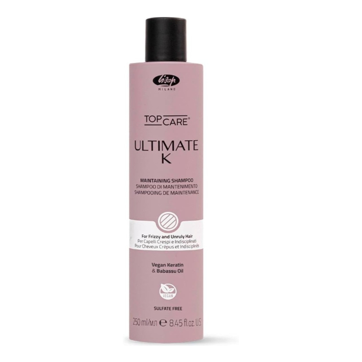 Lisap Top Care Ultimate K szampon wygładzający włosy 250ml