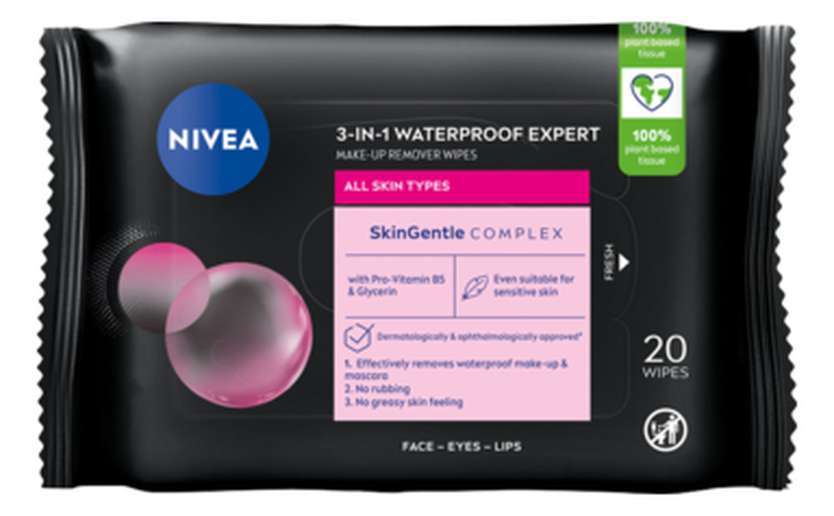 Waterproof Expert chusteczki oczyszczające