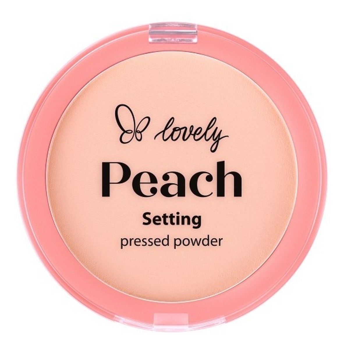 Peach Setting Pressed Powder półtransparentny prasowany puder
