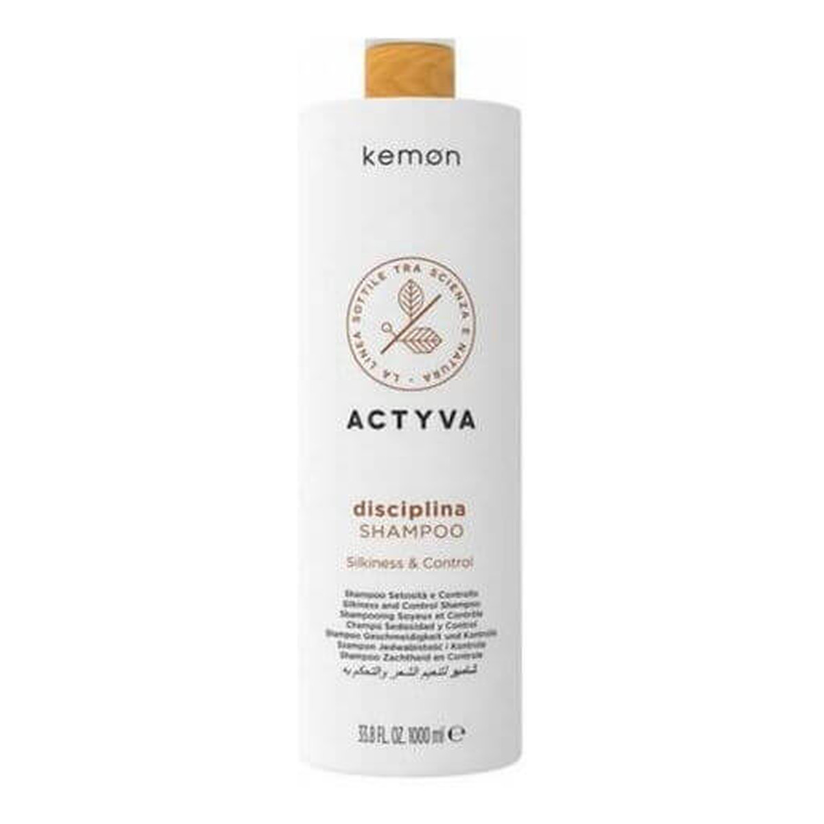 Kemon Actyva Szampon dyscyplinujący do włosów kręconych 1000ml