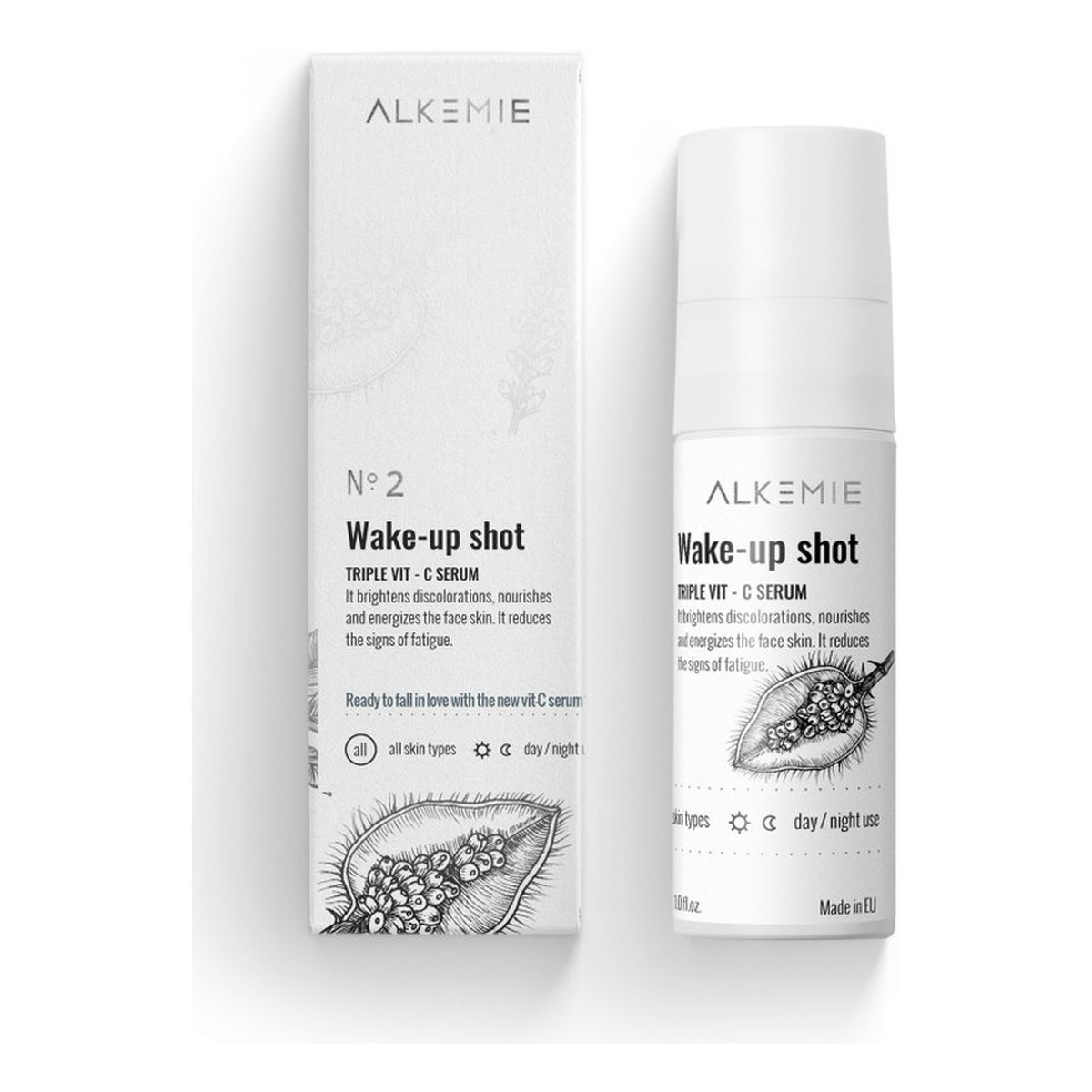 Alkemie No2 Wake-Up Shot serum z potrójną witaminą C 30ml