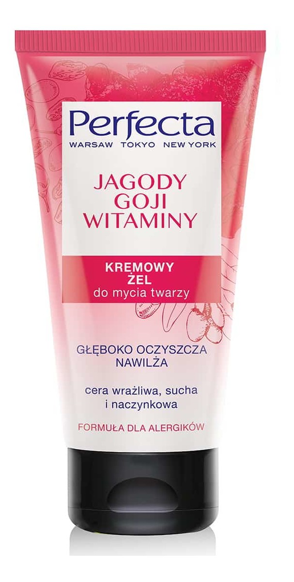 Kremowy Żel do mycia twarzy Jagody Goji & Witaminy
