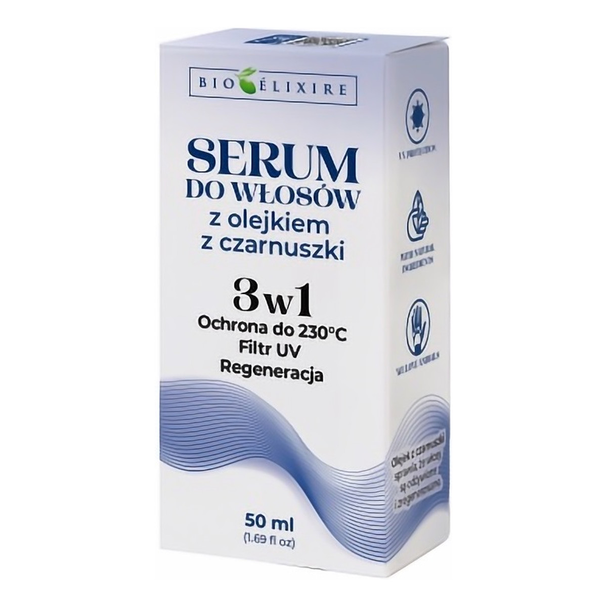 Bioelixire Serum do włosów z olejkiem z czarnuszki 3w1 50ml