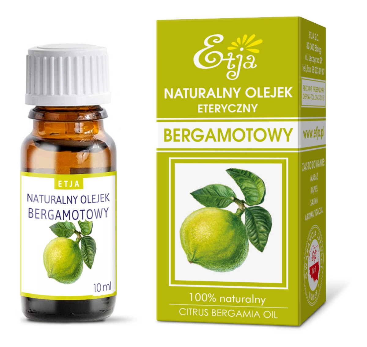 Olejek eteryczny bergamotka