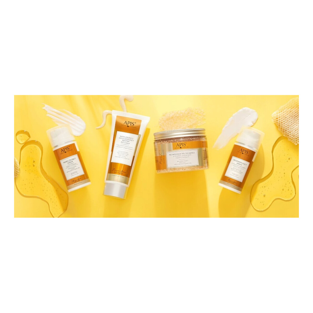 Apis Bogactwo Miodu Relaksująca sól do kąpieli z miodem i z kurkumą 650g