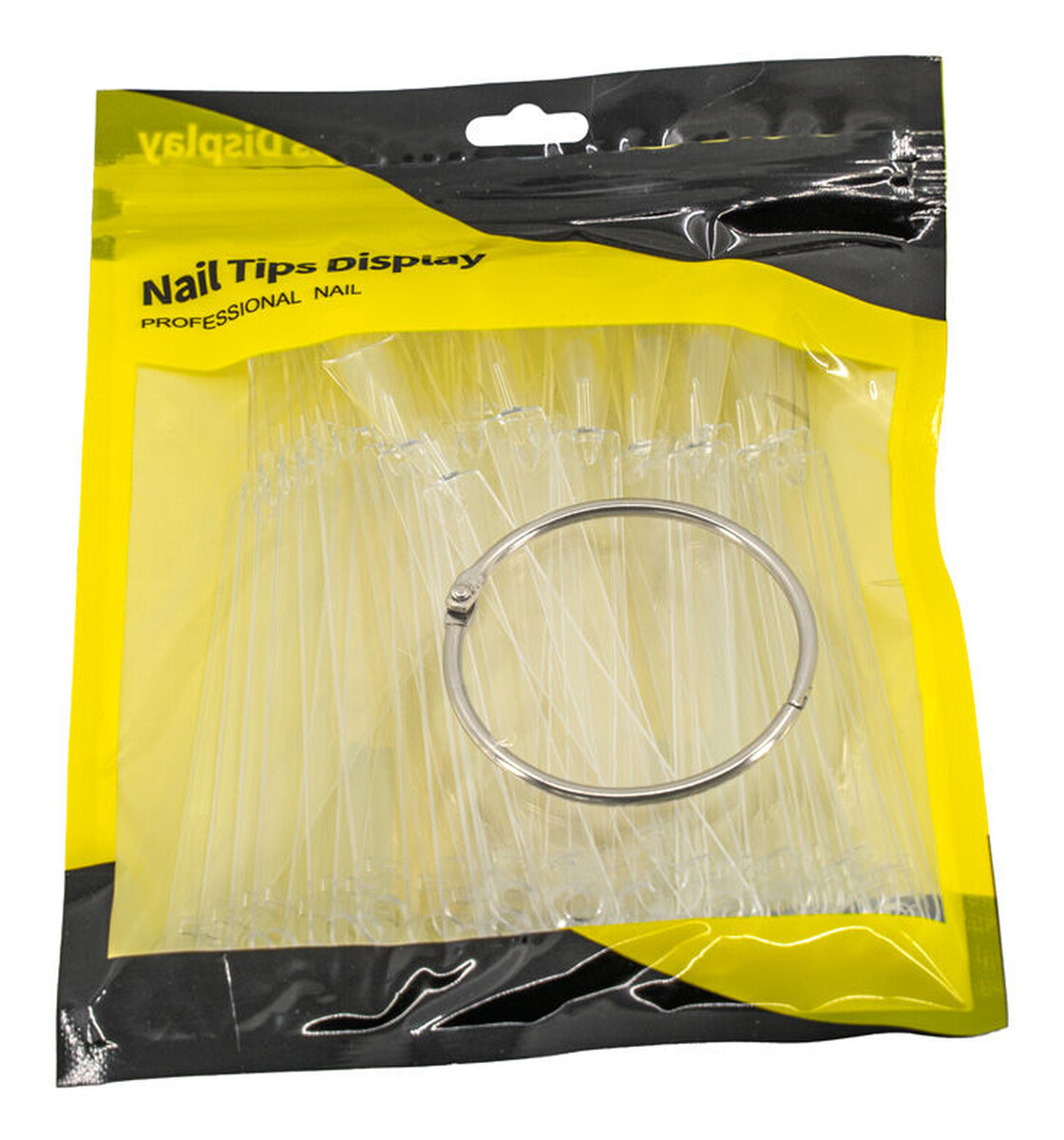 Sharp clear transparentny wzornik brylok w kształcie odwróconego szpica 50szt