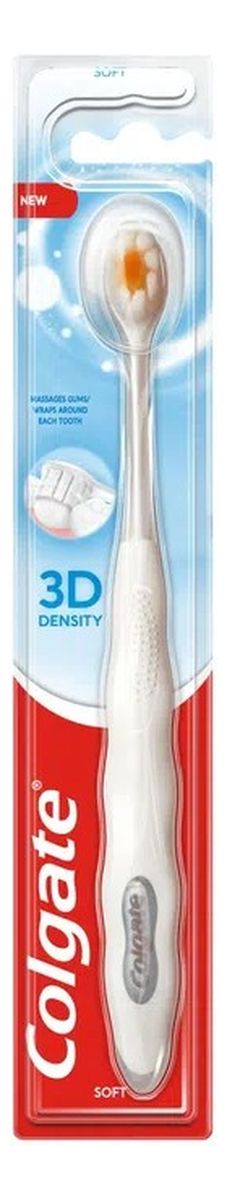 3d density szczoteczka do zębów gum care white-miękka 1szt