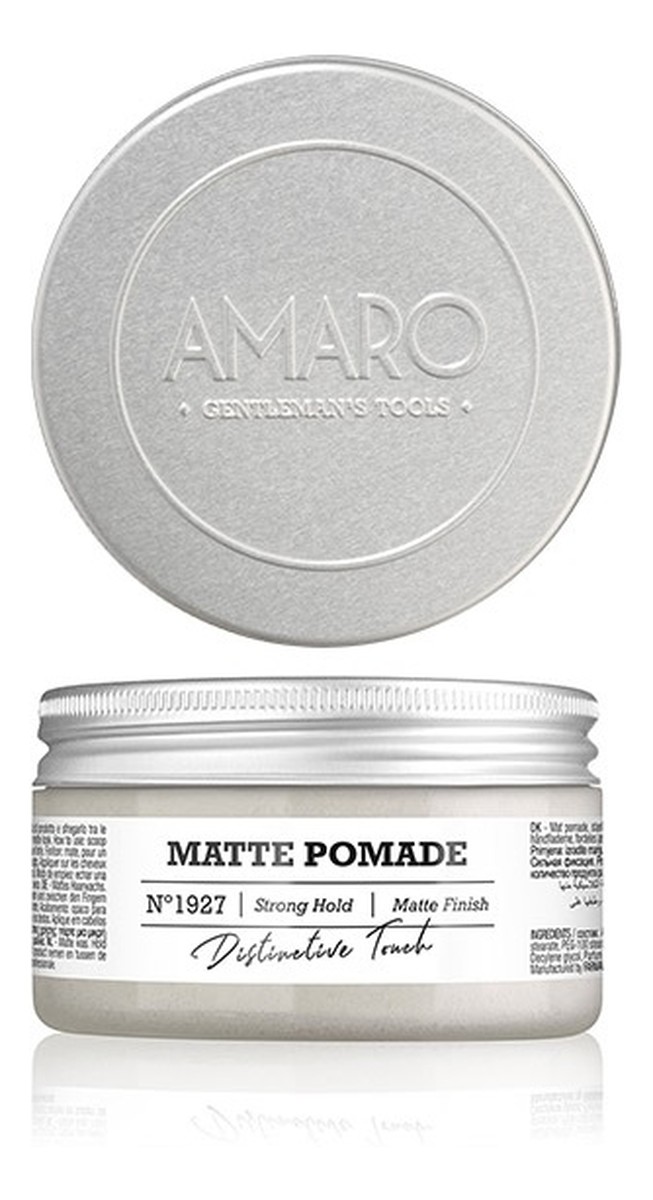 Matte Pomade Mocno utrwalająca pomada matująca do stylizacji włosów Strong Hold