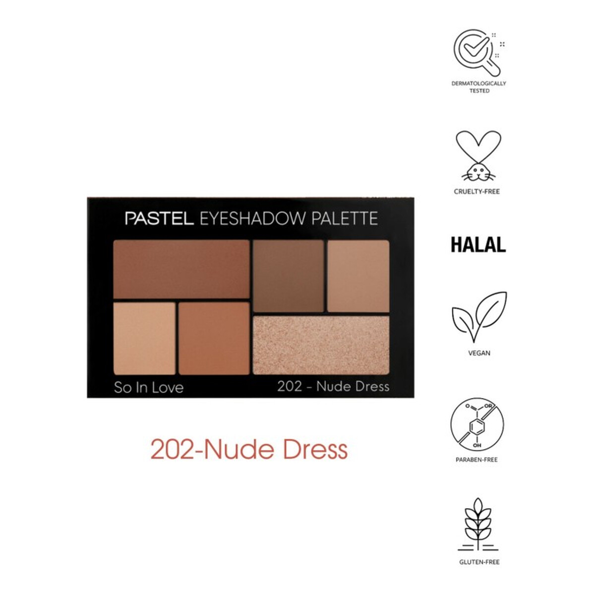 Pastel So In Love Eyeshadow Palette Cienie do powiek