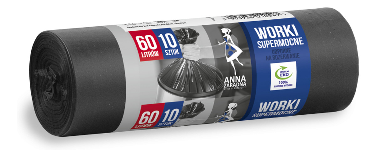 Worki na śmieci Supermocne 60L -10szt.
