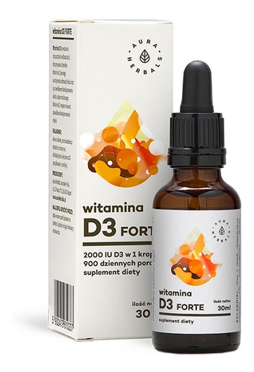 Witamina D3 Forte suplement diety w kroplach