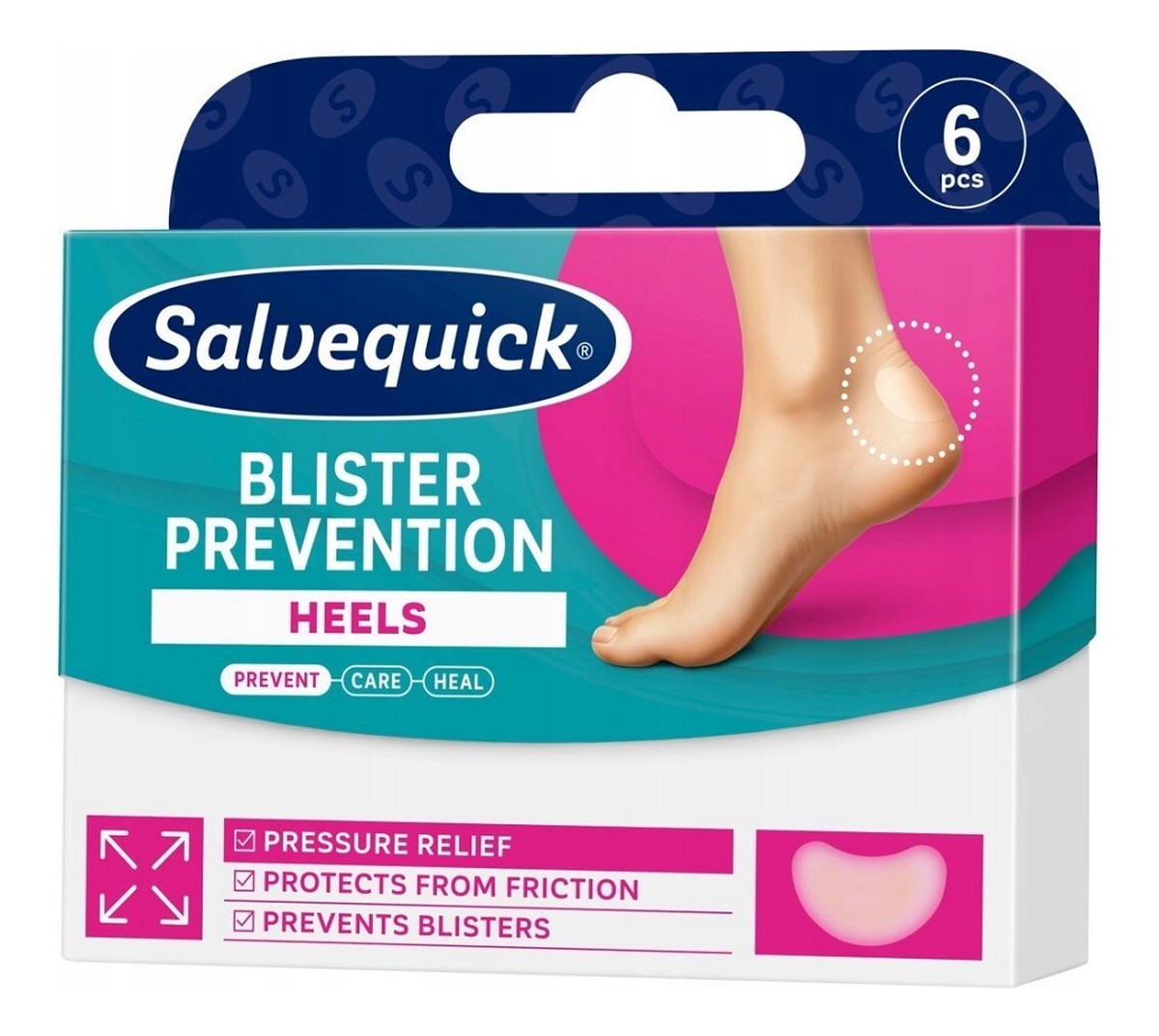 Blister Prevention Heels plastry na pęcherze 6szt.