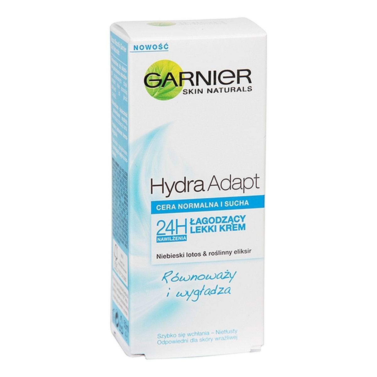 Garnier Hydra Adapt Skin Naturals Łagodzący Krem Do Twarzy 50ml