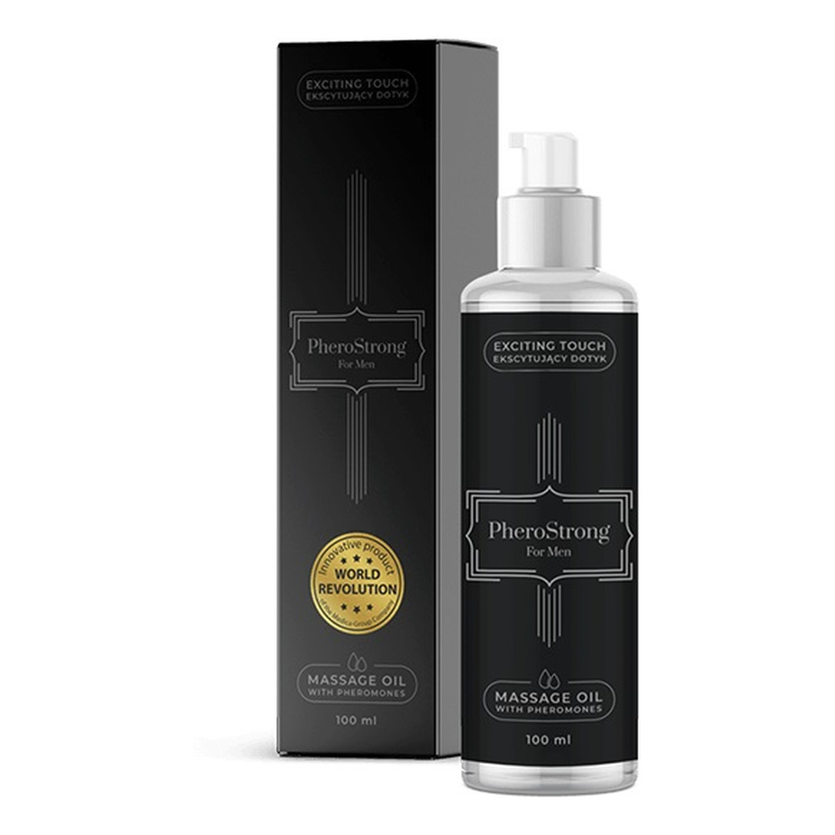 Pherostrong For Men Massage Oil With Pheromones Olejek do masażu z feromonami 100ml