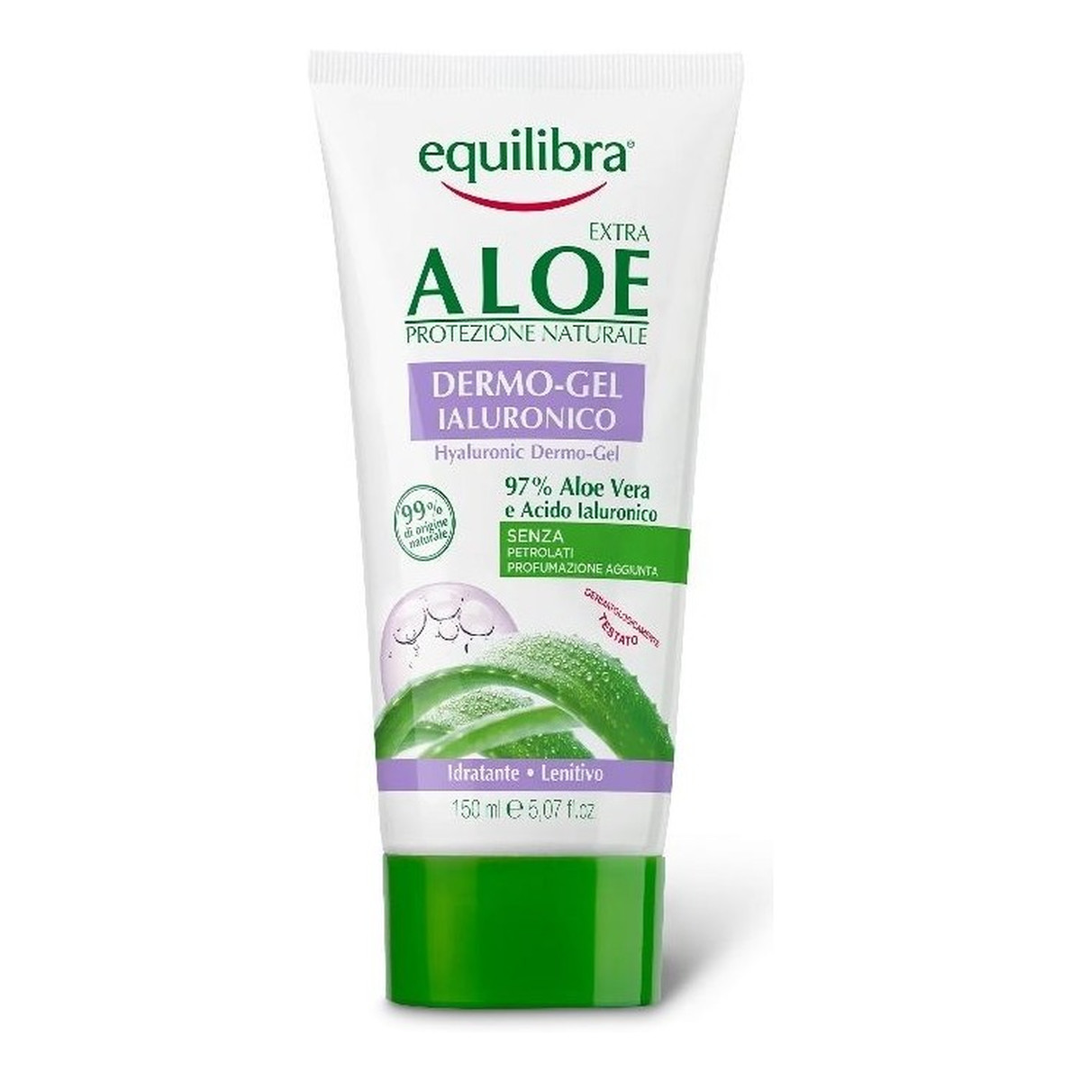 Equilibra Extra Aloe Dermo-Gel aloesowy dermo żel z kwasem hialuronowym 150ml