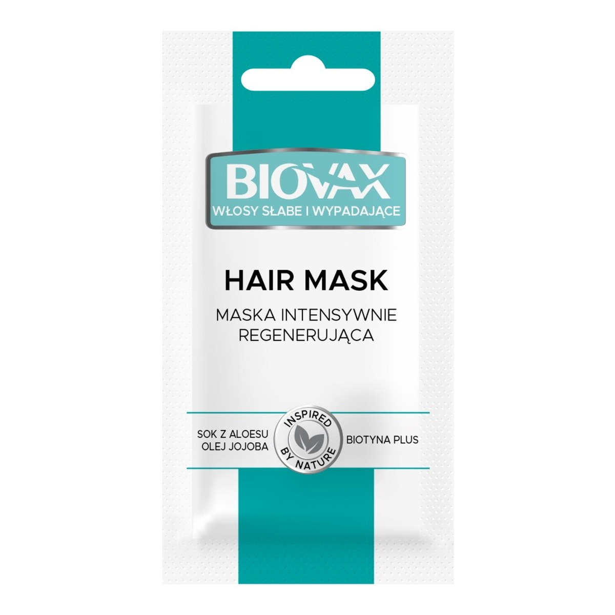 Lbiotica / Biovax Biovax Maska do włosów intensywnie regenerująca - Włosy słabe i wypadające 20ml