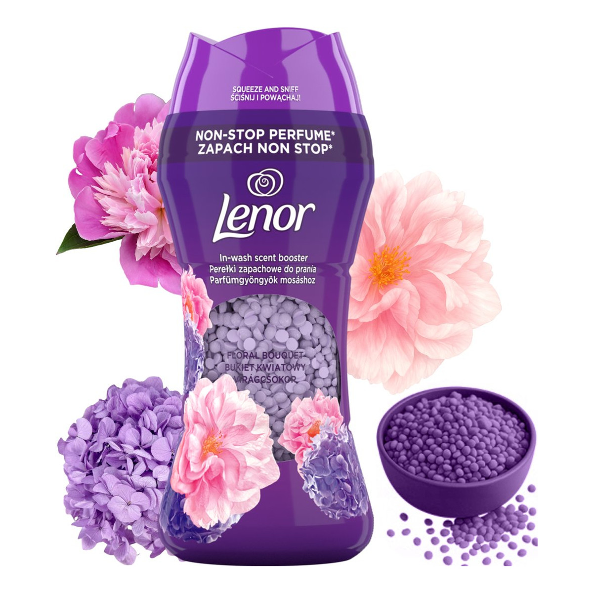 Lenor Perełki Zapachowe Do Prania Kwiatowy Bukiet/Floral Bouquet 195g
