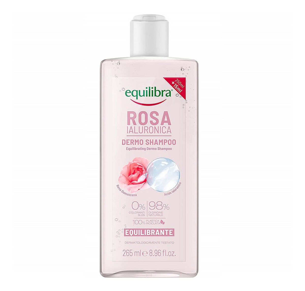Rosa balancing dermo shampoo równoważący szampon z ekstraktem z róży i kwasem hialuronowym