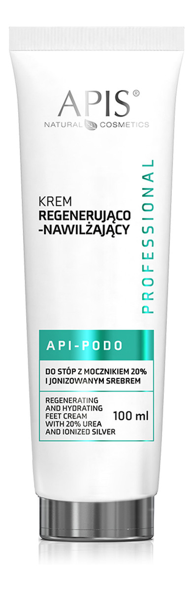 Krem regenerująco-nawilżający do stóp z mocznikiem 20% i jonizowanym srebrem