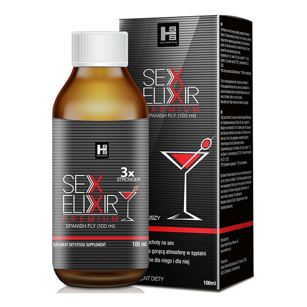 Sexual Health Series Sex elixir premium spanish fly eliksir hiszpańska mucha suplement diety 100ml
