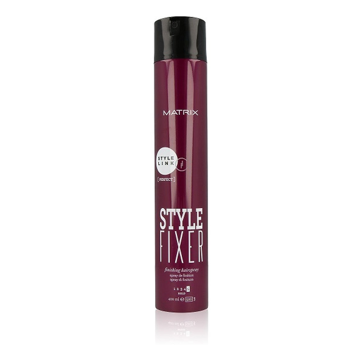 Matrix Style Link Style Fixer Finishing Hairspray mocno utrwalający lakier do włosów 5 Hold 400ml