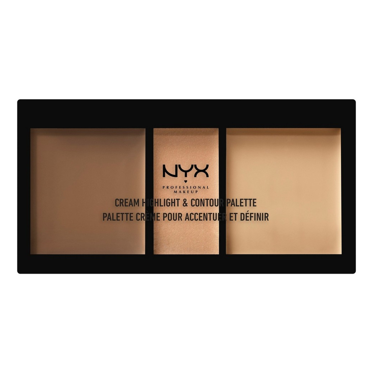 NYX Cream Highlight & Contour paleta do konturowania twarzy 10g