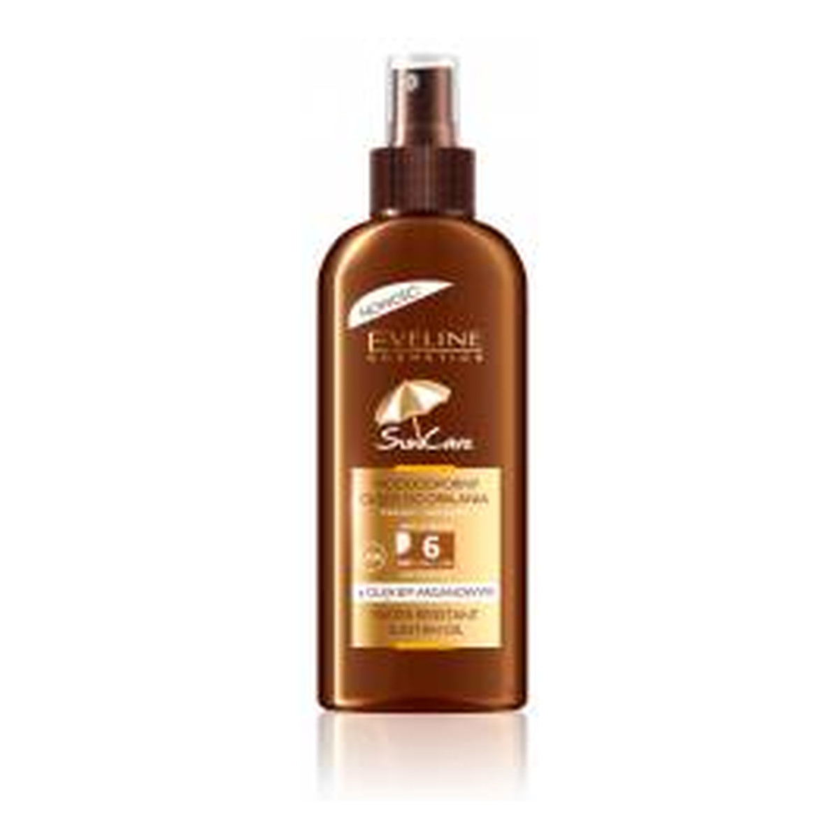 Eveline Sun Care Wodoodporny Olejek Do Opalania SPF6 z Olejkiem Arganowym 150ml