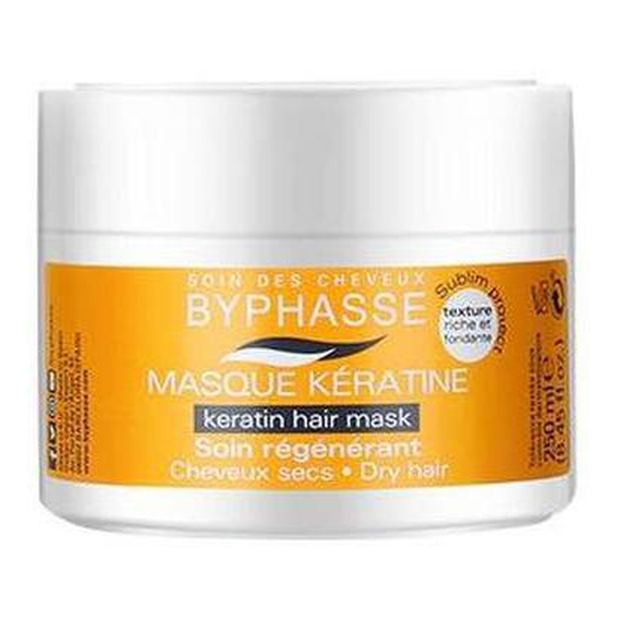 Byphasse Keratin hair mask maska do włosów z keratyną 250ml