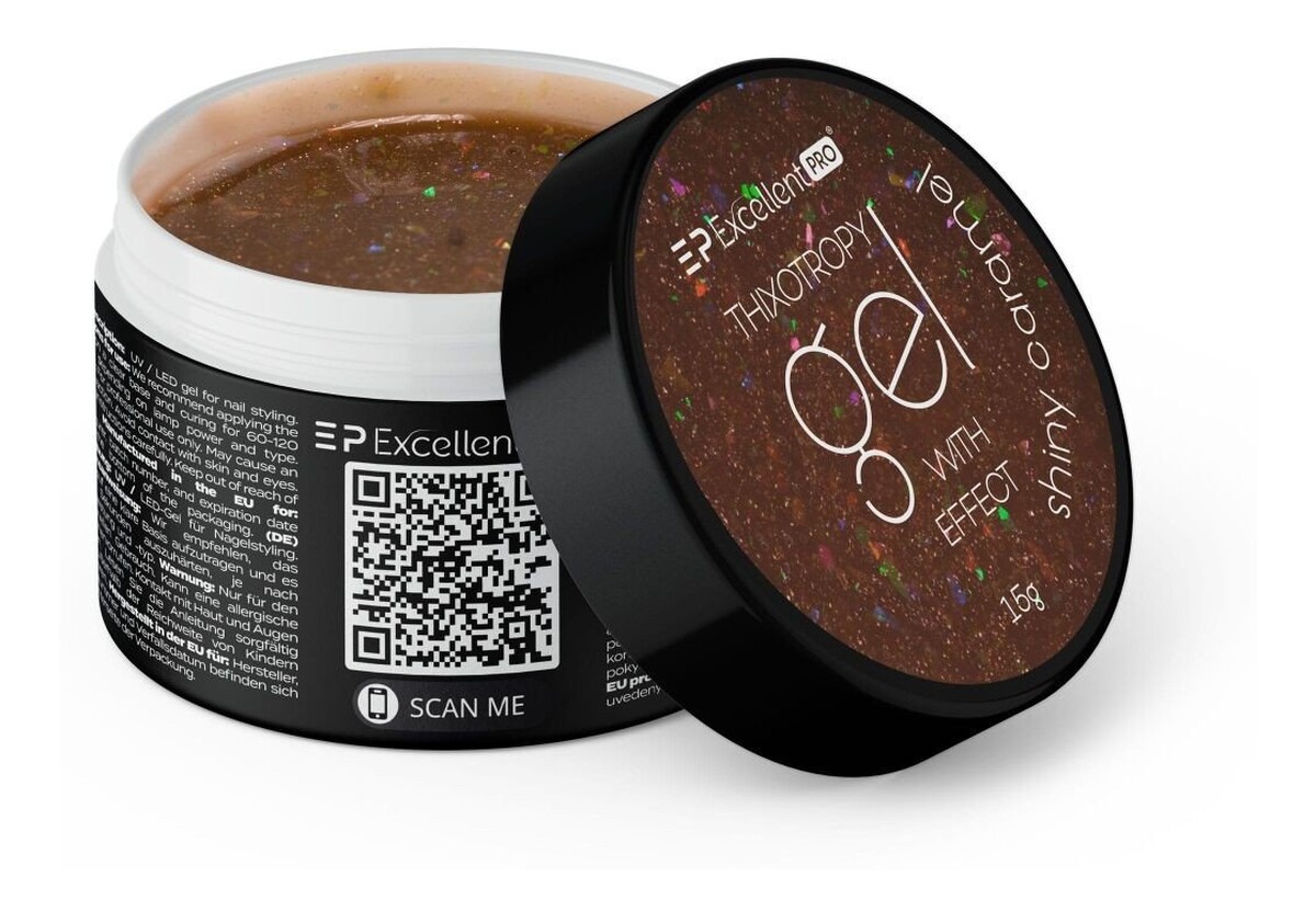 Żel budujący shiny caramel