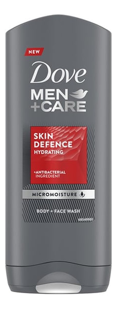 Skin Defence Hydration Żel pod prysznic do mycia twarzy i ciała
