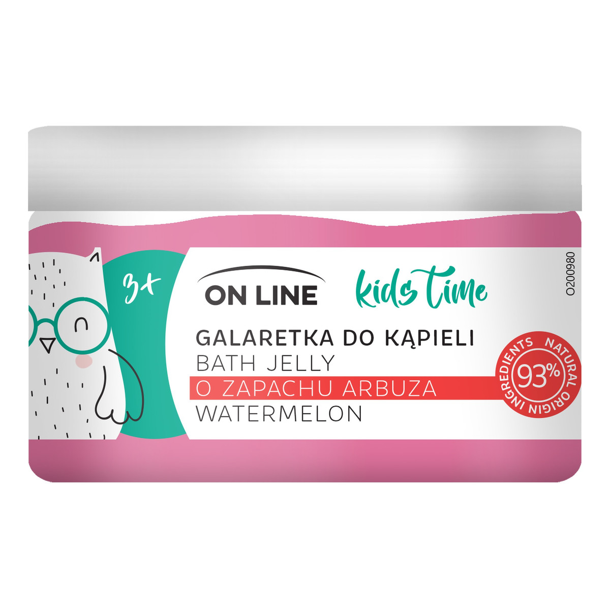 On Line Kids Time Galaretka do kąpieli Arbuz 230ml