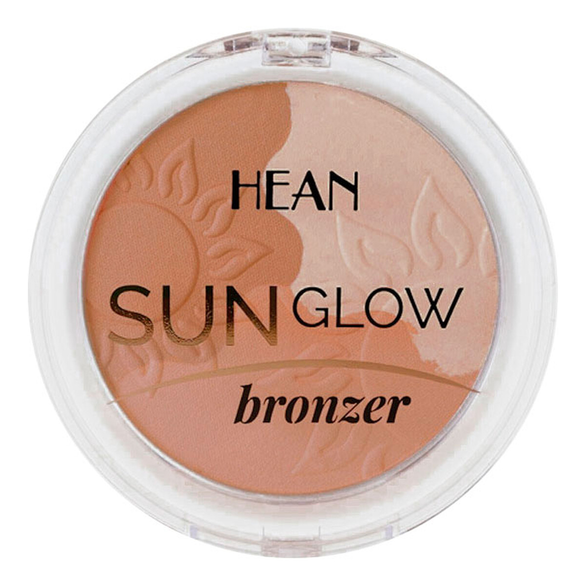 Hean Sunglow bronzer Puder brązujący prasowany efekt naturalnej, zdrowej opalenizny