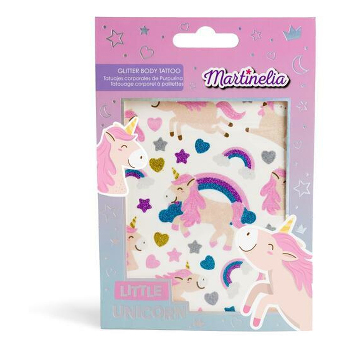Martinelia Little Unicorn Unicorn Zestaw Tatuaży 12 sztuk