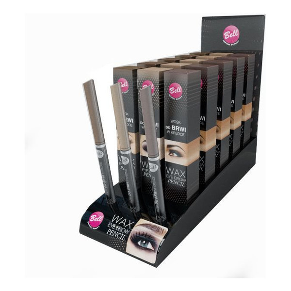 BELL WAX EYE BROW PENCIL Wosk do brwi w kredce 15 szt Wizaż24