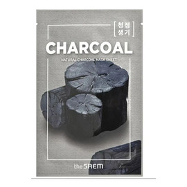 The saem natural mask sheet maska na tkaninie charcoal