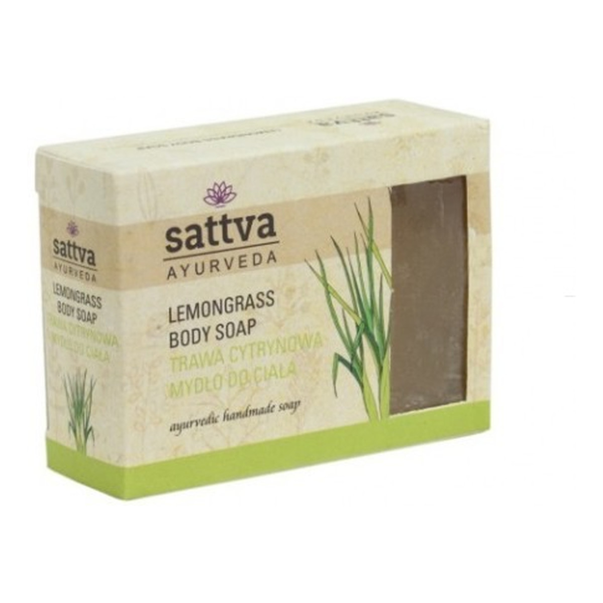 Sattva Mydło Trawa Cytrynowa Indyjskie Swati 125g